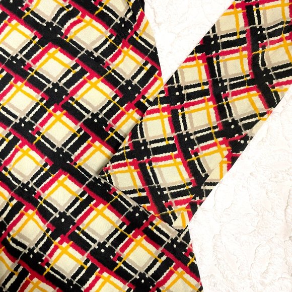 70s vintage Nancy Valentine plaid A-line dress - size small - Picture 4 of 10